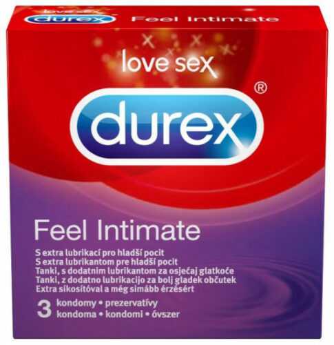 Durex Feel Intimate – tenké kondomy (3 ks)