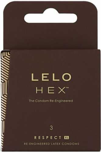 LELO Hex Respect – XL  kondomy (3 ks)
