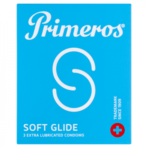 Primeros Soft Glide – extra lubrikované kondomy (3 ks)