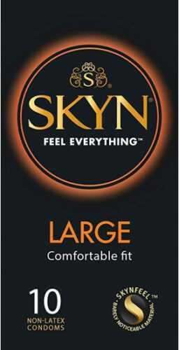 SKYN Large – XL bezlatexové kondomy (10 ks)