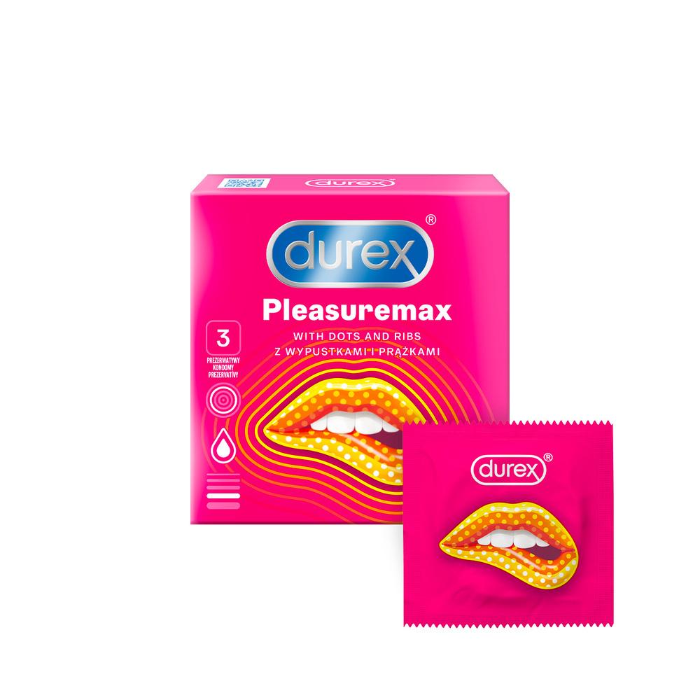 DUREX kondomy Pleasuremax 3 ks Durex