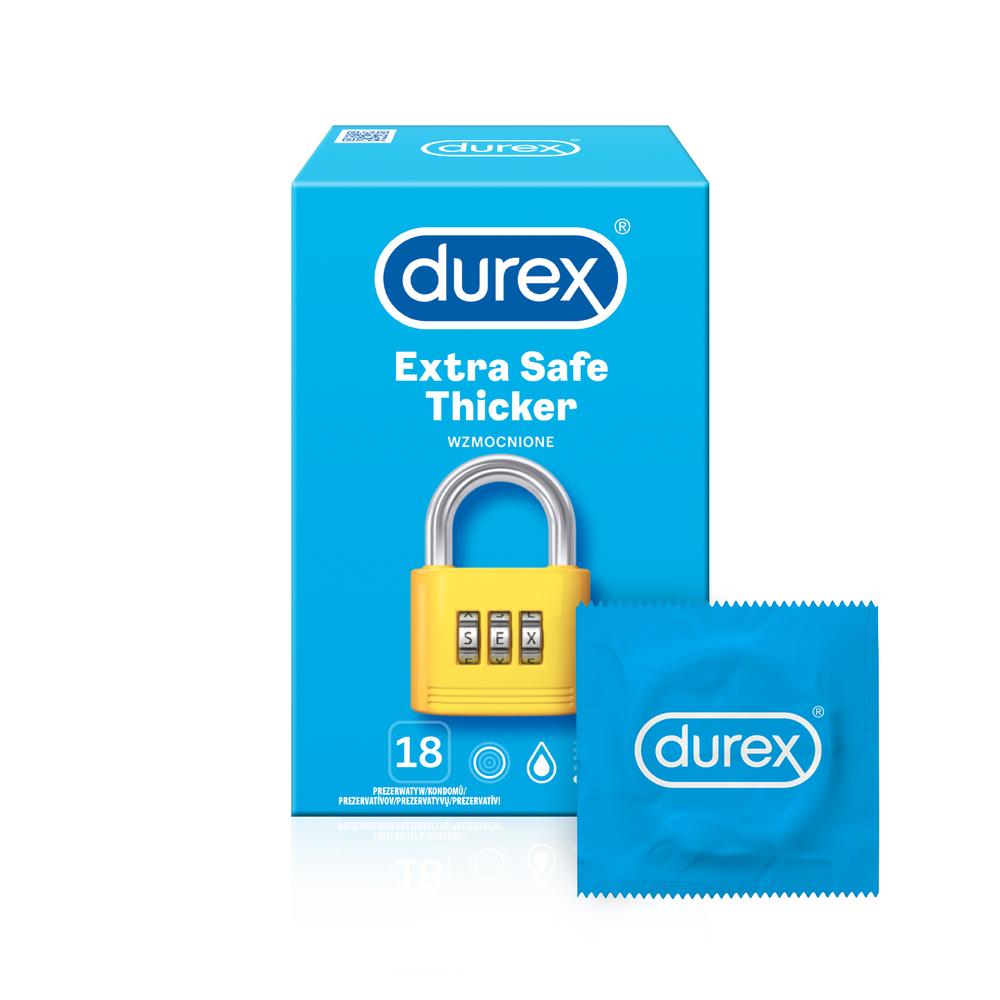DUREX kondomy Extra Safe Thicker 18 ks Durex