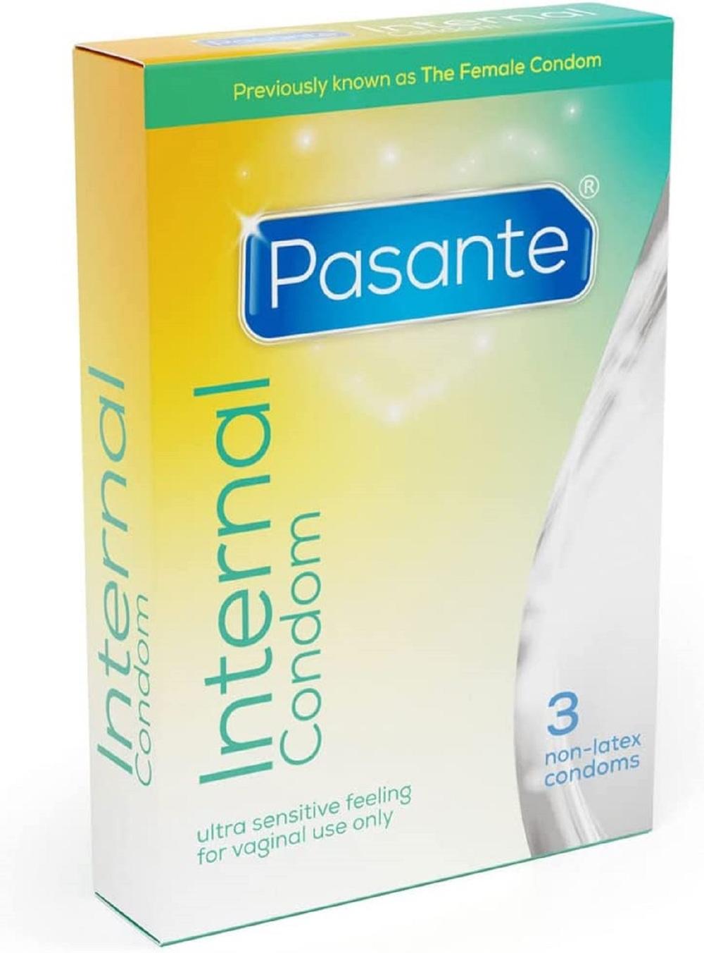 Pasante Internal Dámský kondom bez latexu 3 ks Pasante