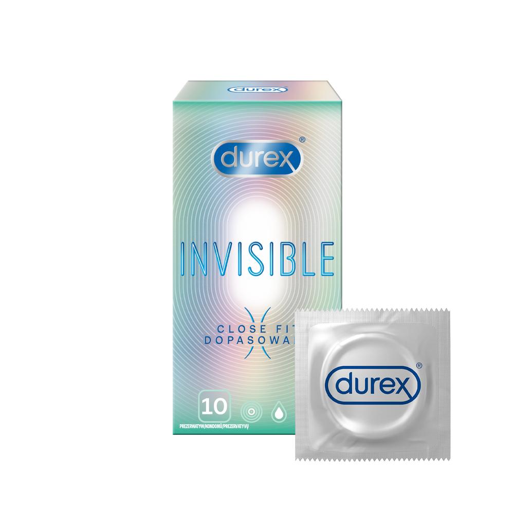 DUREX kondomy Invisible Close Fit 10 ks Durex