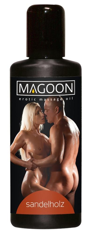 Magoon Masážní olej s vůní santalového dřeva 100 ml Magoon