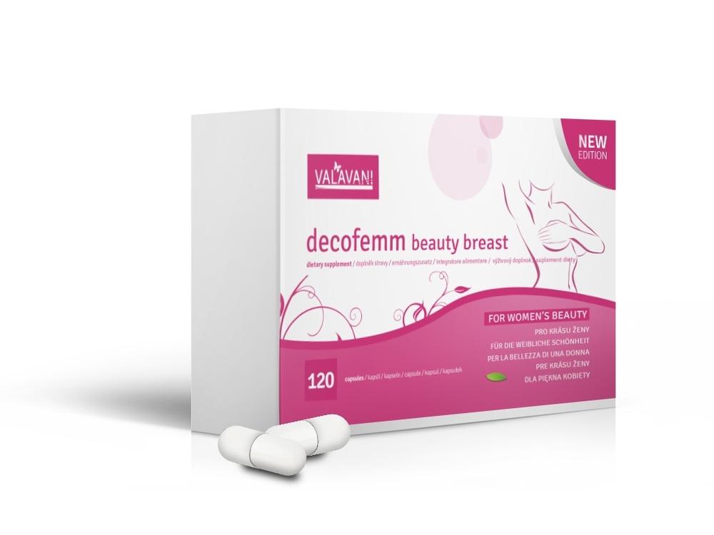 DecoFemm Beauty Breast 120 kapslí doplněk stravy Valavani