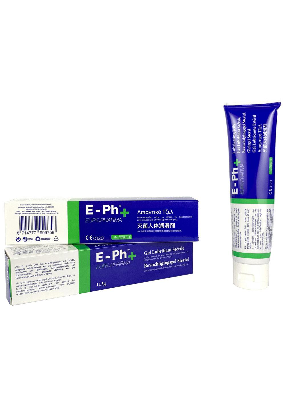 E-PH+ Sterilní lubrikační gel 113g Europharma