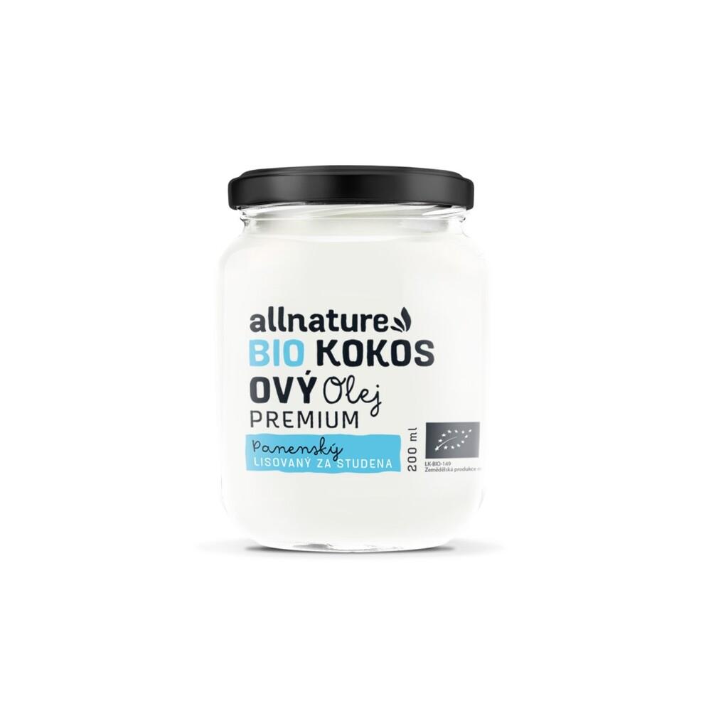 Allnature Premium BIO Kokosový olej 200 ml Allnature