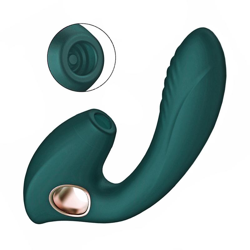 BASIC X Alyssa stimulátor klitorisu a vibrátor 2v1 zelený BASIC X