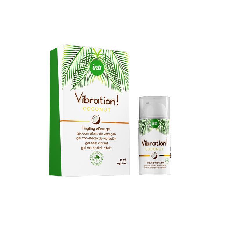 intt Vibration! Tingling effect gel - Coconut 15 ml intt