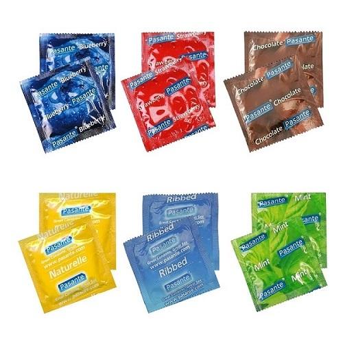 Pasante Testovací sada kondomů I. - 10 ks + 2 ks zdarma Pasante