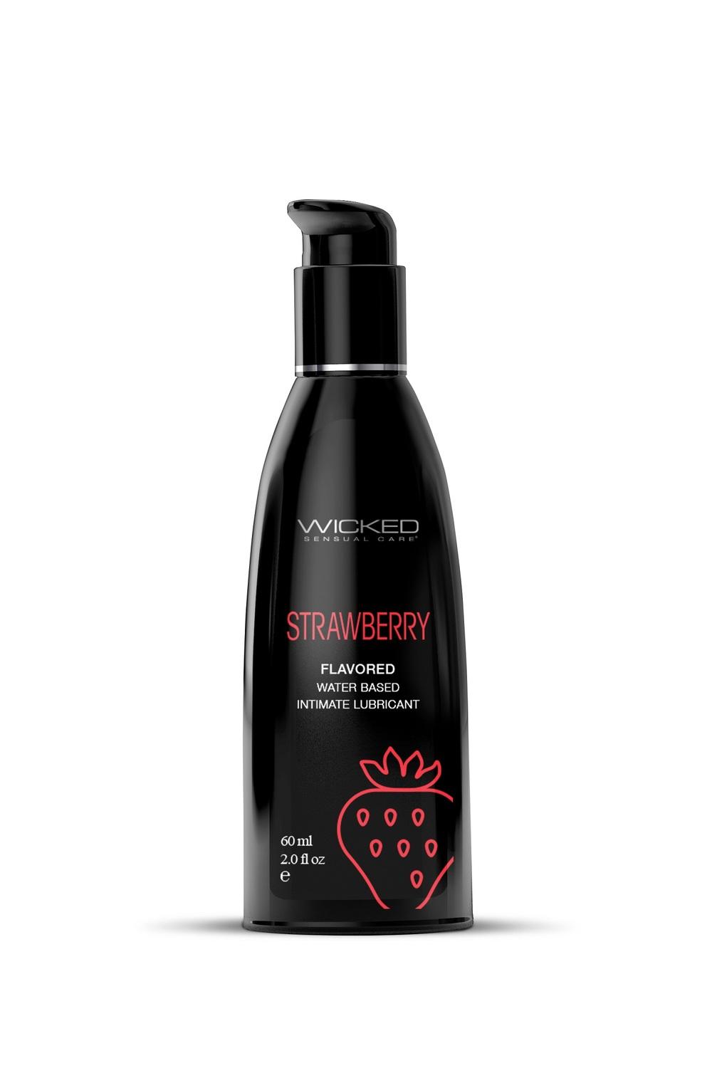 Wicked Aqua lubrikační gel Strawberry 60 ml Wicked Sensual Care