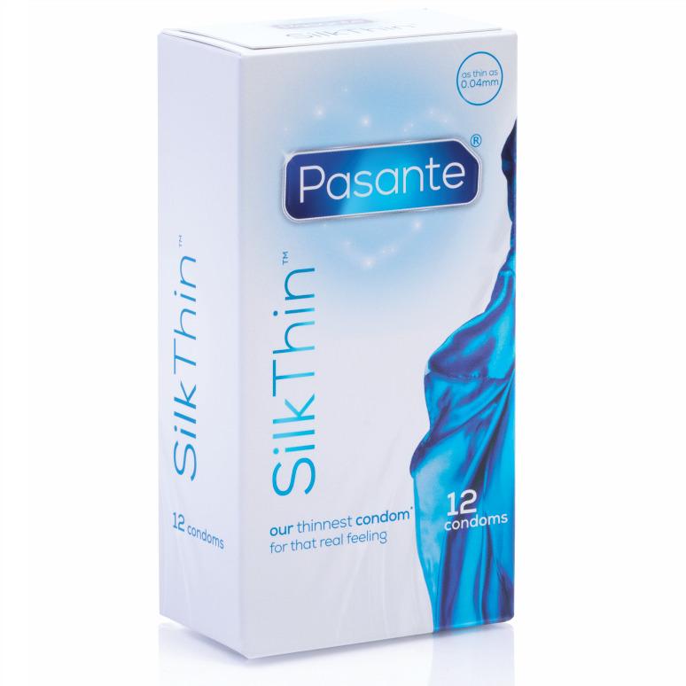 Pasante kondomy Silk Thin 12 ks Pasante