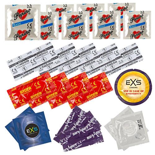 Sada klasických kondomů - různé značky 25 ks Petr Brožek