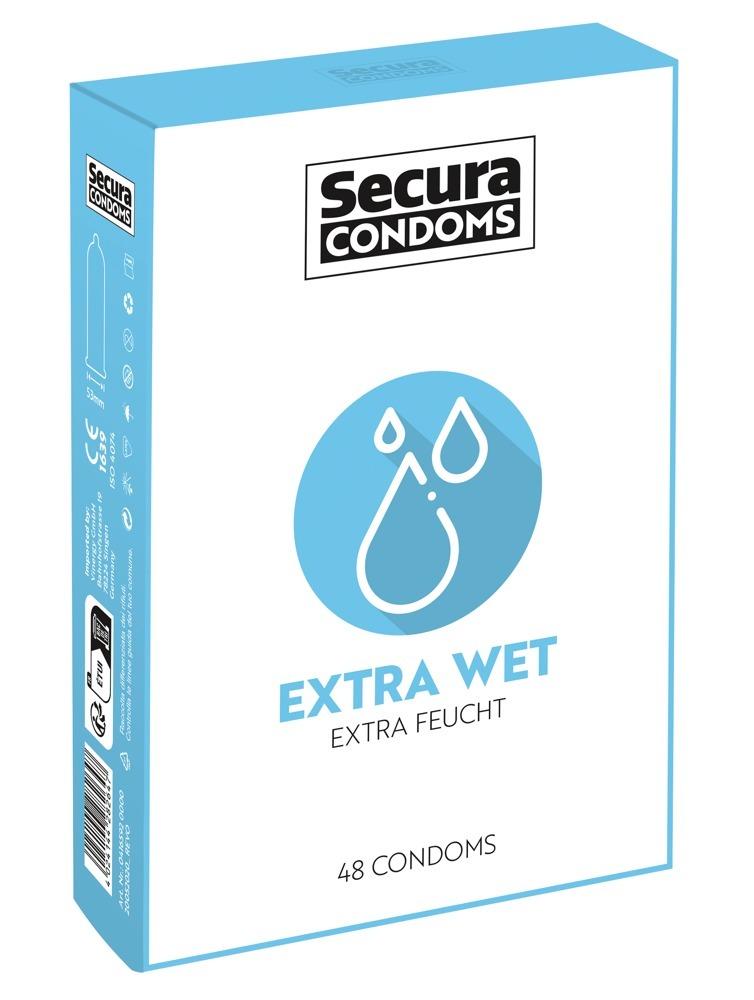 Secura kondomy Extra Wet 48 ks Secura