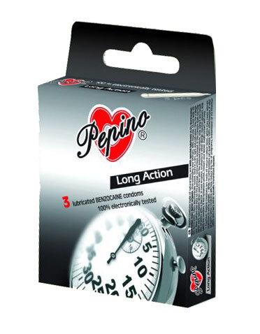 Pepino kondomy Long Action - 3 ks Pepino