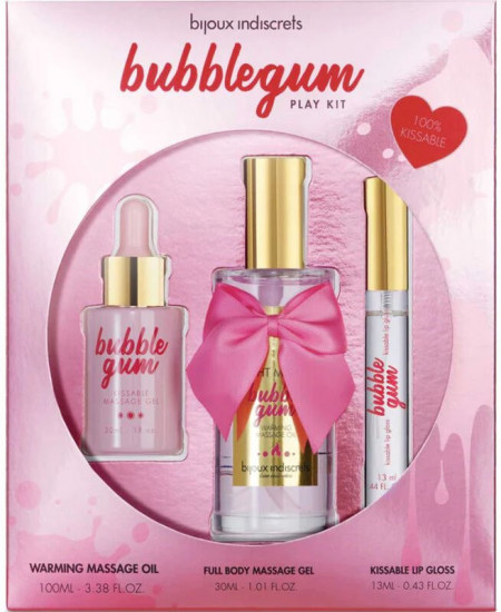 Bijoux Indiscrets masážní set Bubble Gum (3 ks)