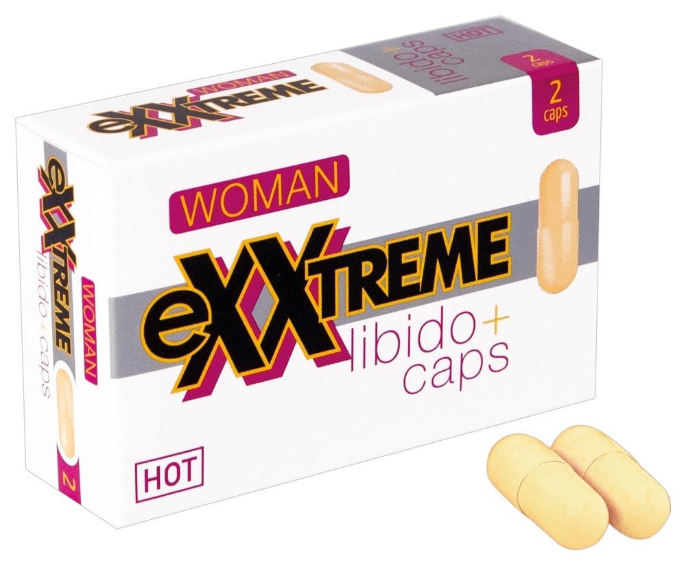 Hot Exxtreme Libido Caps pro ženy - 2 tabl. - doplněk stravy HOT
