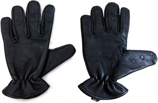 Kožené rukavice s kovovými hroty Vampire Gloves