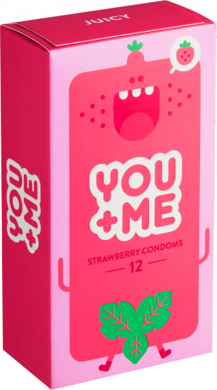 You Me JUICY – ochucené kondomy (12 ks)