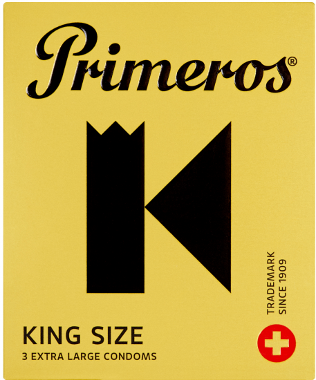 Primeros The King – extra velké kondomy (3 ks)