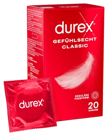 Kondomy Durex Gefühlsecht Classic