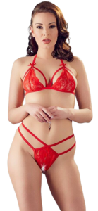 Cottelli LINGERIE Lace Set red XL