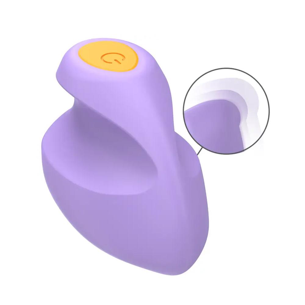 Ursula minivibrátor mezi prsty - fialový Intense