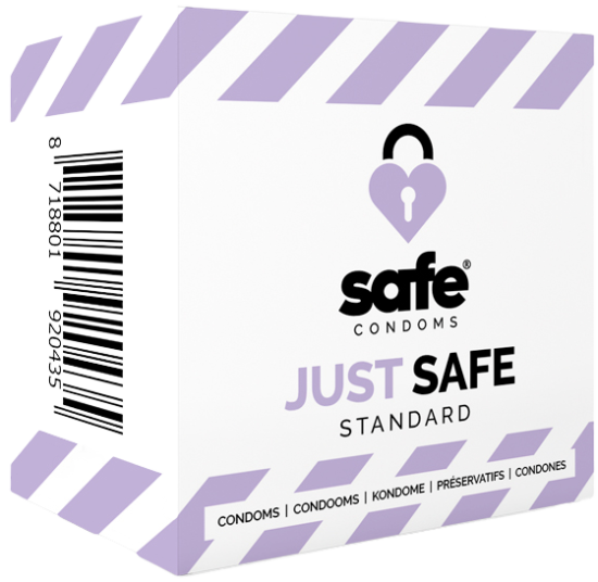 SAFE - Condoms with Silicone-Based Lubricant Standard 5 pcs