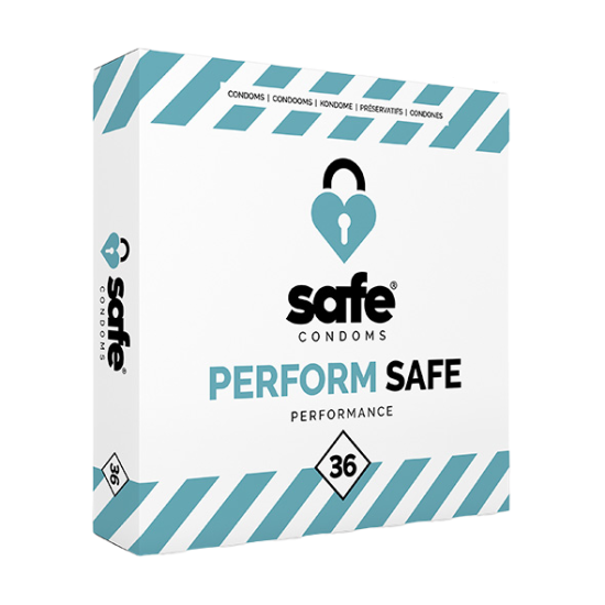SAFE - Condoms Orgasm Delaying Performance 36 pcs