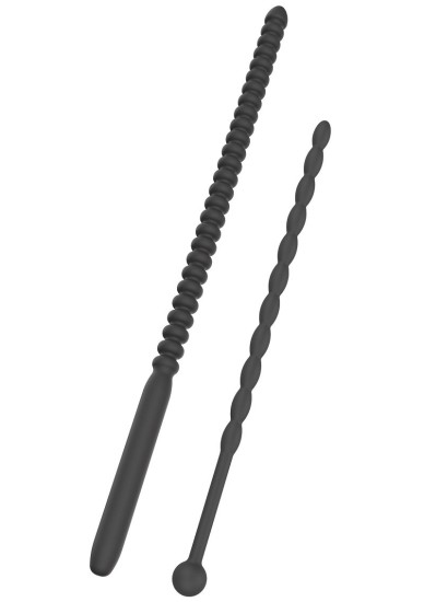Hidden Desire Extreme Ribbed Penis Dilator Set 2 ks