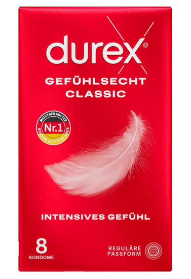 Durex Gefühlsecht Classic 8pcs