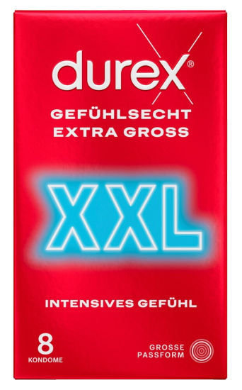 Durex Gefühlsecht Extra Large 8 pack
