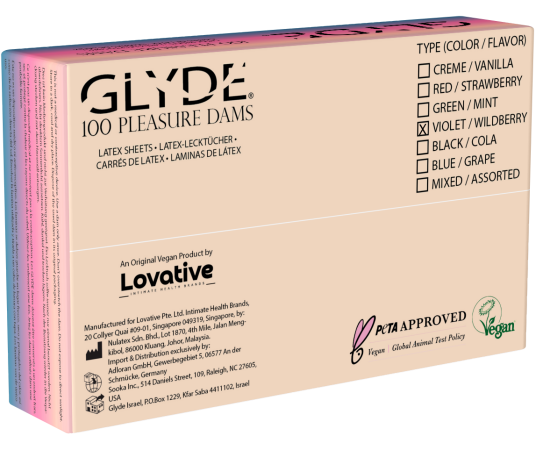 Glyde Dams Wildberry 100´s