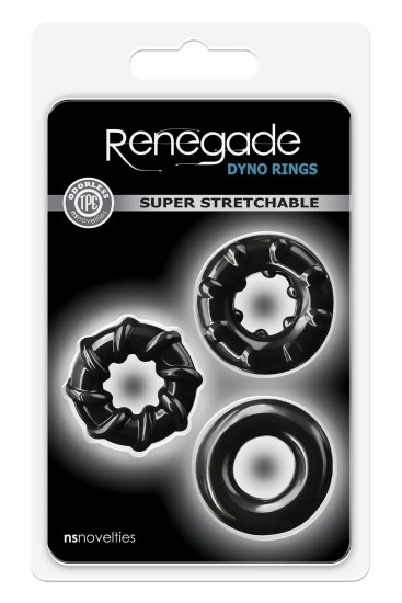 Renegade Dyno kroužky černé