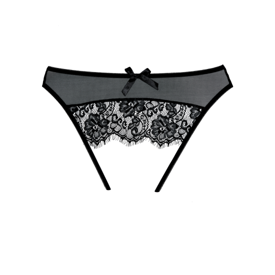 Panty s volným klínem - Jedna velikost - Černá