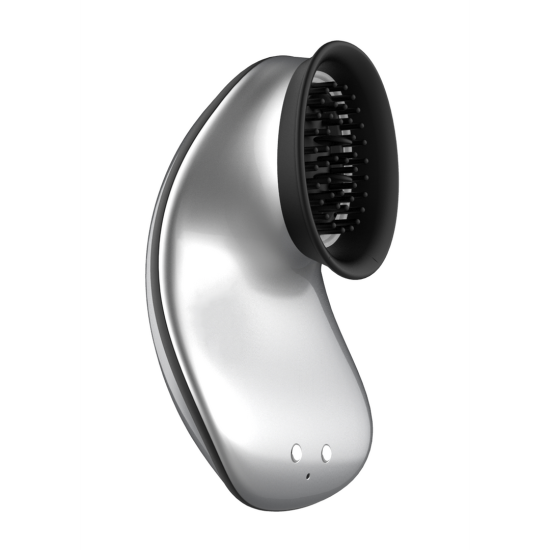 Twitch - Handsfree Suction and Vibration Toy Silver