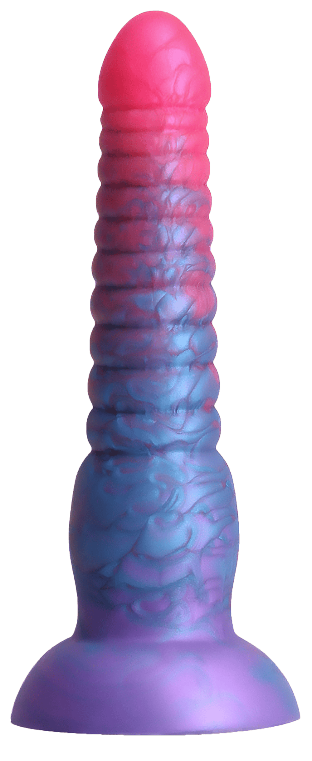 Colours Stacked dildo 16 cm - růžová/modrá Ns Novelties
