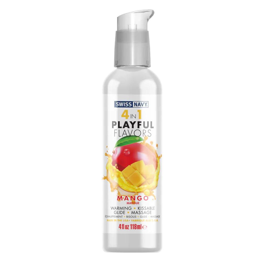 Swiss Navy Playful 4 in1 lubrikační gel  Mango 118 ml Swiss Navy Direct
