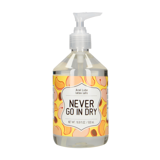 Nikdy nezůstávejte na suchu - vodní anální lubrikant - 500 ml