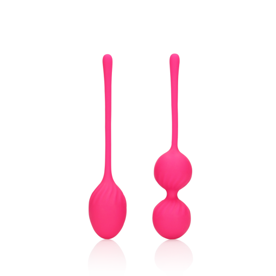 Dvoudílná sada Thumping Kegel Balls - Divoká Jahoda