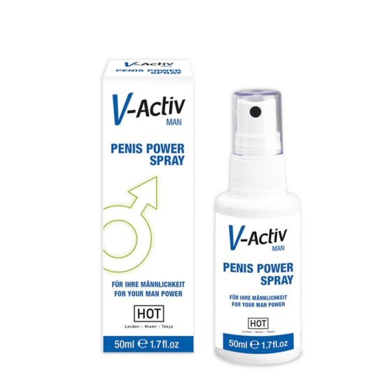 HOT V-Aktiv penis spray pro muže 50 ml