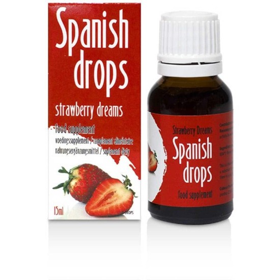Španělské kapky Jahodové sny - 15 ml