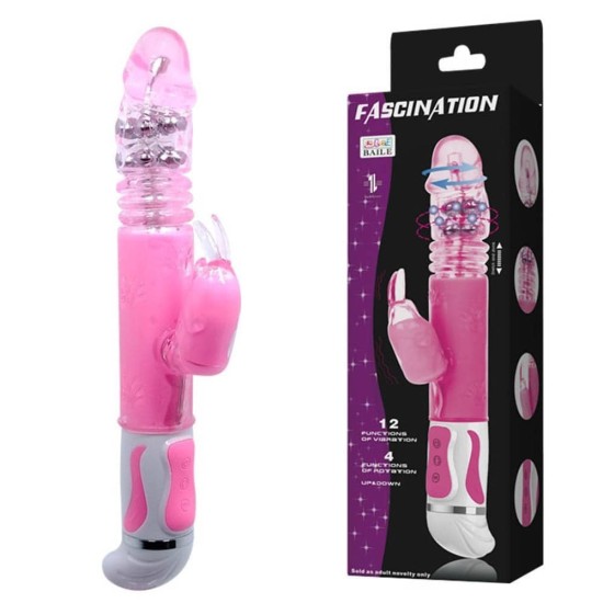 Fascination Bunny Vaginální vibrátor růžový 2