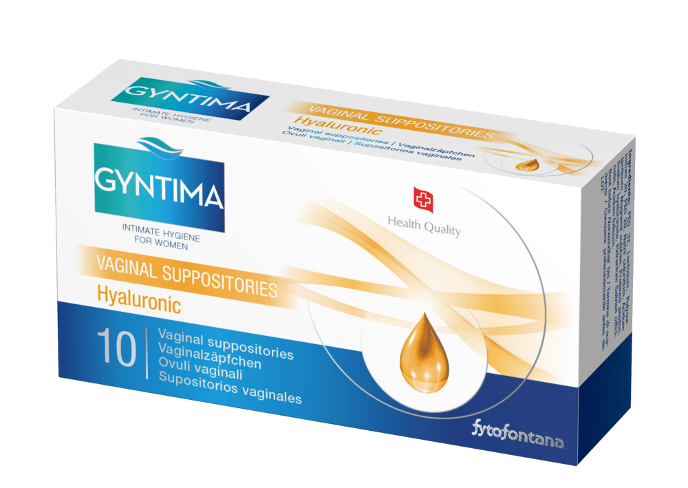 Gyntima vaginální čípky Hyaluronic 10 ks
