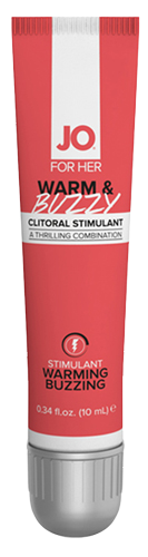 System JO - For Her Clitoral Stimulant Warming Warm & Buzzy 10 ml