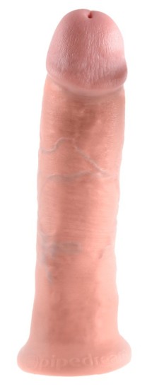King Cock 10" Dildo světlé