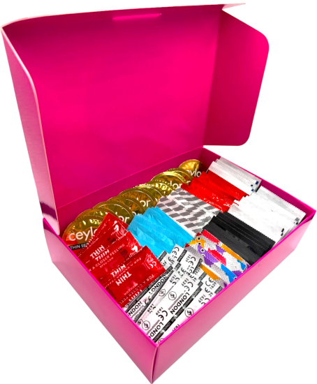 Sada tenkých kondomů – Thin Pleasure pack (72 ks)