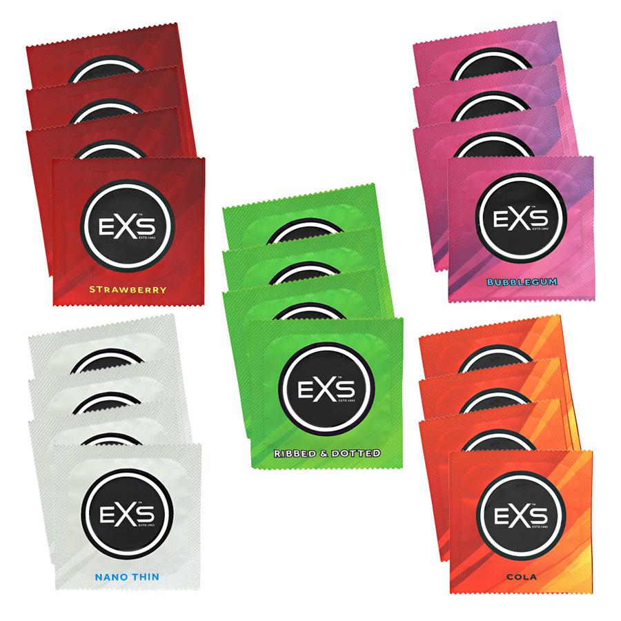 EXS kondomy Mix III. testovací sada 20 ks EXS