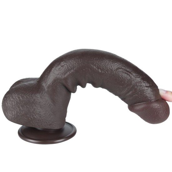9.5'' Dildo s klouzavou kůží Dvojitá vrstva